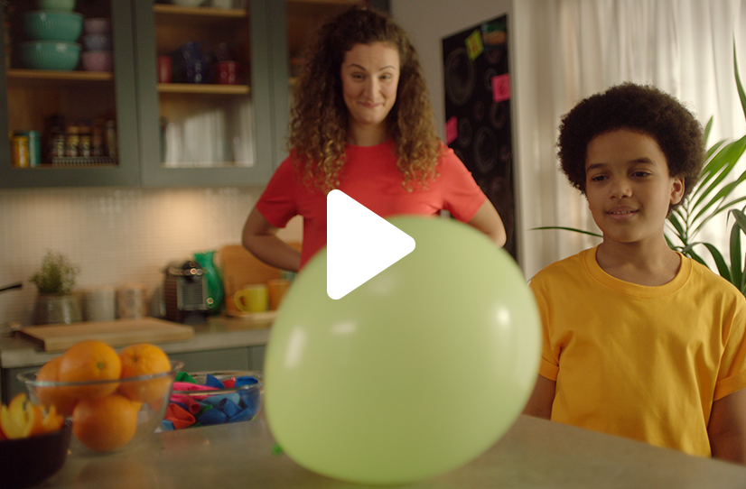 EL GLOBO QUE EXPLOTA SOLO